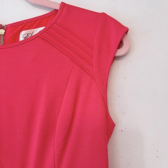 Elizabeth J Fit and Flare Dress with Pintuck Waistband Size 6 - Picture 3 of 8